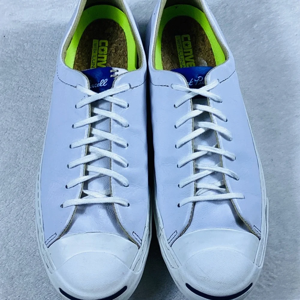 Converse Jack Purcell Chuck Taylor All-Star Leather lunarlon M 8.5 Sneakers - Picture 9 of 12